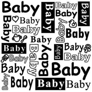 Matrita pentru embosare 15 x 15 cm - Baby