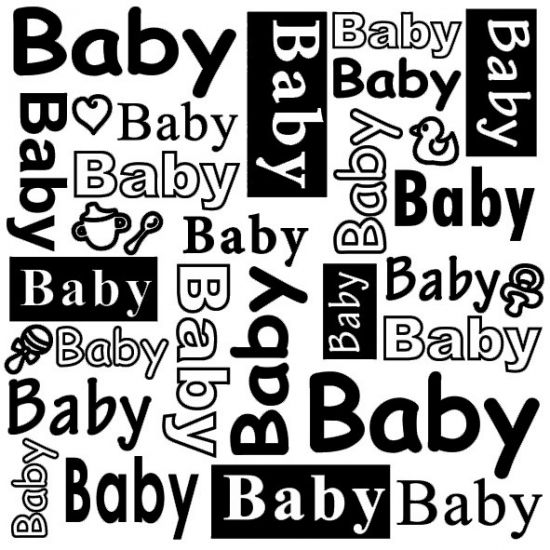 Matrita pentru embosare 15 x 15 cm - Baby