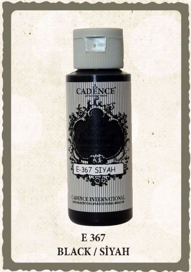 Vopsea pentru sticla, portelan, ceramica - Style Matt Enamel - Black