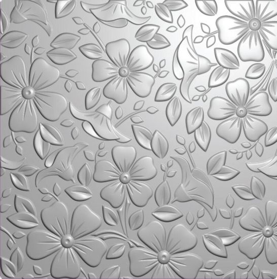 Matrita pentru embosare 3D - 15,2 x 15,2 cm - Flower 3