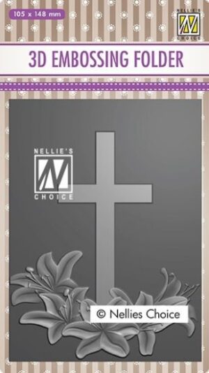 Matrita pentru embosare 3D - 14,8 x 10,5 cm - Cross 2