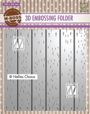 Matrita pentru embosare 3D - 15,2 x 15,2 cm - Stripe pattern 2