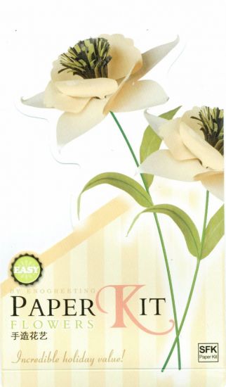 Set creativ flori din hartie - Pastel 2
