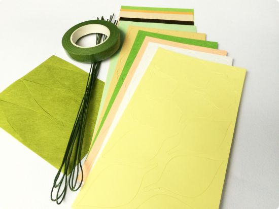 Set creativ flori din hartie - Pastel 2