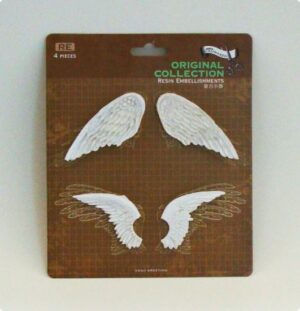 Set 4 ornamente din rasina - Wings