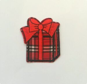 Ornament textil termoadeziv - Gift box