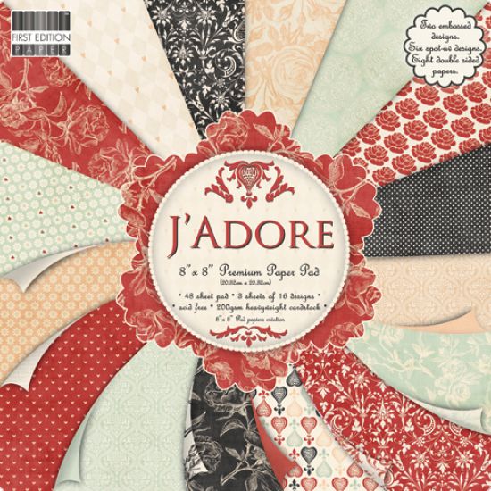 Set 48 coli din hartie - First Edition - J'adore