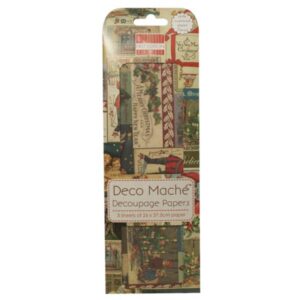 Deco Mache - First Edition - Christmas Village Scene