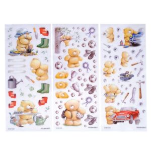 Set 3 folii stickere - pentru el