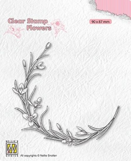 Stampila din silicon Flowers - Blooming Twig