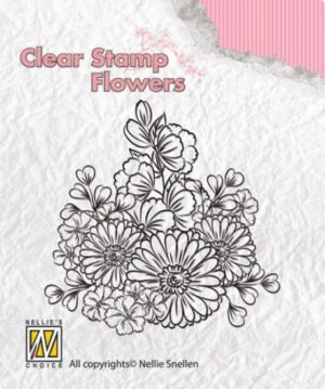 Stampila din silicon Flowers - Gerberas