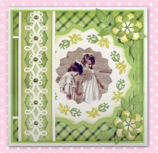 Set perforator si embosor Flower 1 - Floral Jumbo