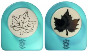 Set perforator si embosor Maple Leaf - Floral Jumbo