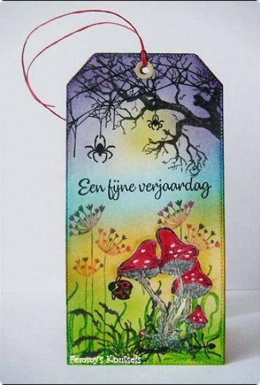 Stampila din silicon - Fairy Tale - Mushrooms
