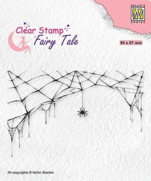 Stampila din silicon - Fairy Tale - Spider and web