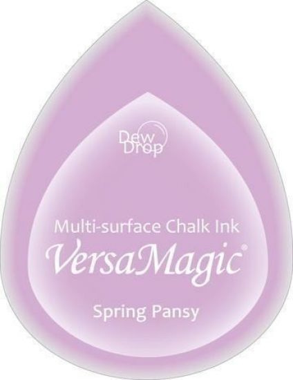 Tusiera pe baza de apa, cu uscare mata - VersaMagic Dew Drop - Spring Pansy