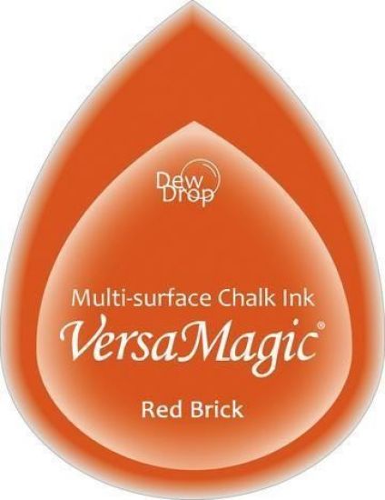 Tusiera pe baza de apa, cu uscare mata - VersaMagic Dew Drop - Red Brick