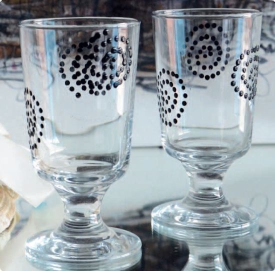 Glass Contour, 50 ml - Silver