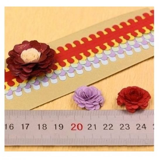 Set 5 benzi x 50 cm hartie quilling - Petale ovale scurte