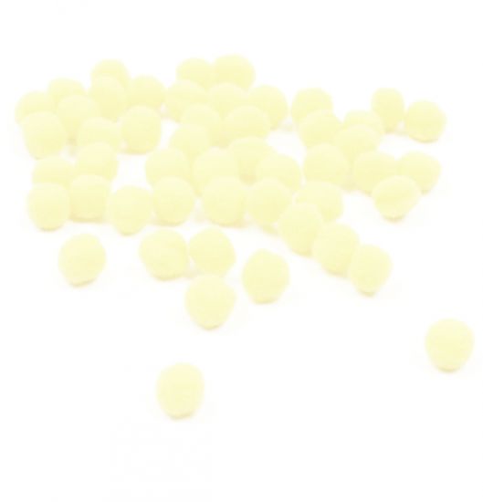 Set 80 pompoane acrilice 1 cm - Unt