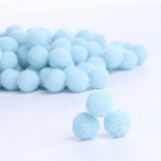 Set 60 pompoane acrilice 1,3 cm - Bleu
