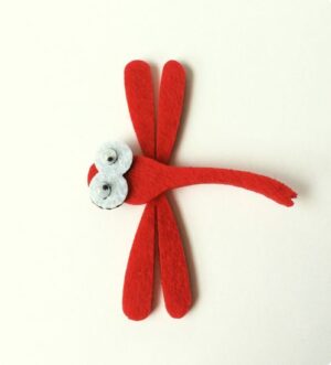 Set creativ din fetru, libelula - Rosie