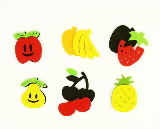 Set creativ din fetru 6 fructe