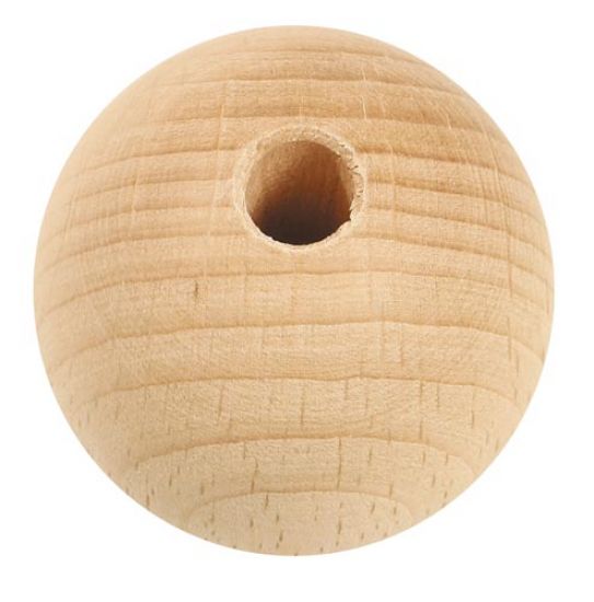 Margea din lemn gaurita (5 cm)