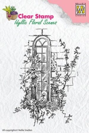 Stampila din silicon Idyllic Floral Scenes - Window