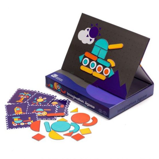 Joc tip carte cu piese cu magnet - Imagination Jigsaw
