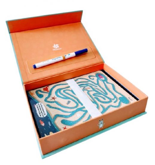 Scrie si Sterge 32 planse - Labirint Pinwheel Amazing Maze