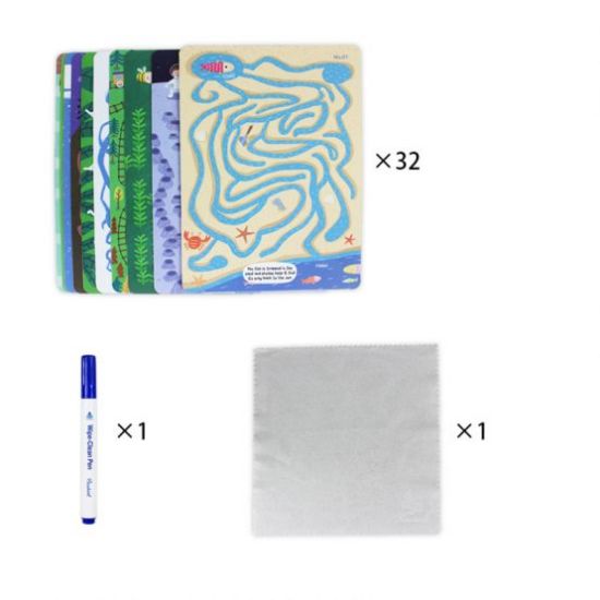 Scrie si Sterge 32 planse - Labirint Pinwheel Amazing Maze