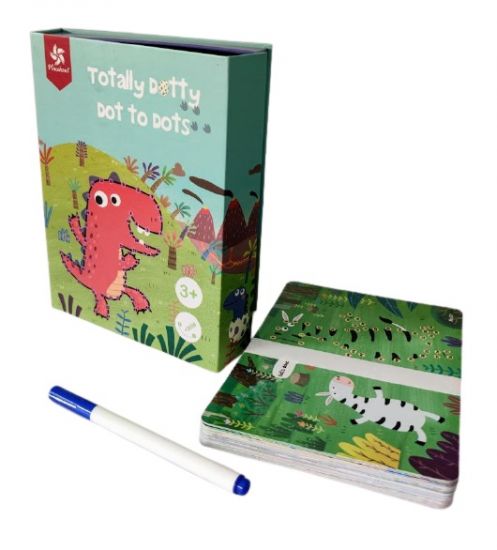 Scrie si Sterge 32 planse - Totally Dotty Dot to Dots Pinwheel