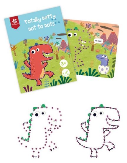 Scrie si Sterge 32 planse - Totally Dotty Dot to Dots Pinwheel