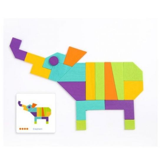 Tangram Colorful Block Buddies