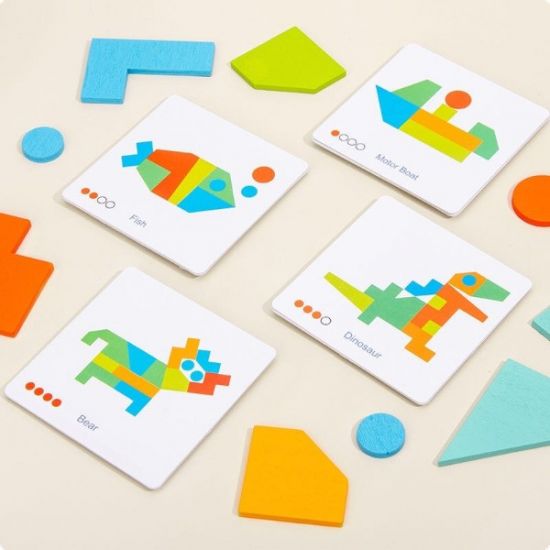 Tangram Colorful Block Buddies