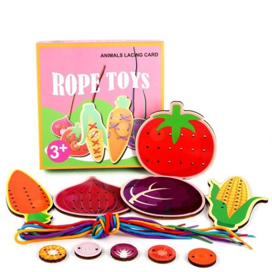 Joc de snuruit Rope Toys - Vegetables