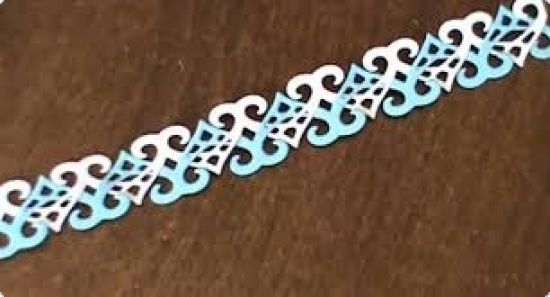 Matrita confectionare borduri - Interlace Border Ornaments