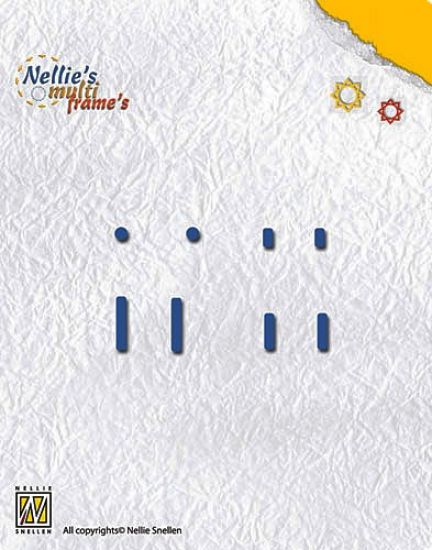 Set 8 matrite Nellies Multi Frame - String for Tags