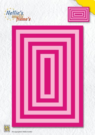 Set 9 matrite Nellies Multi Frame XL - Rectangle with Straight Corners