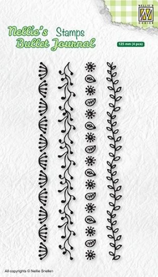 Set 4 stampile Bullet Journal - Borders 2