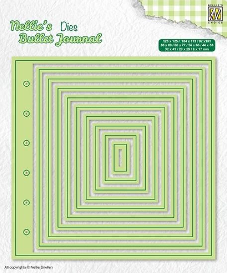 Set 10 matrite Nellies Bullet Journal - Basic page