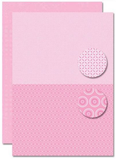 Coala hartie A4 imprimata pe ambele fete cu modele diferite - Babygirl flowers
