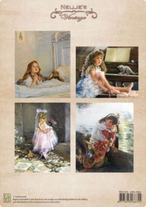 Coala hartie A4 lucioasa imprimata - Vintage Color - Little Sister