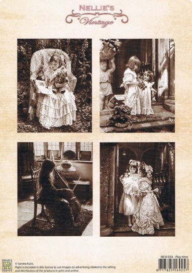 Coala hartie A4 lucioasa imprimata - Vintage - Play time
