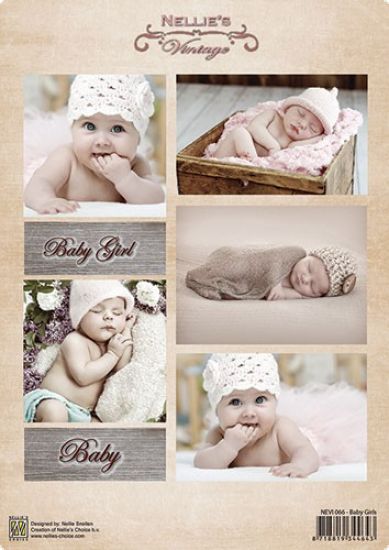 Coala hartie A4 lucioasa imprimata - Baby girls