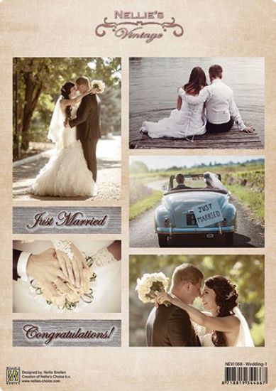 Coala hartie A4 lucioasa imprimata - Wedding 1