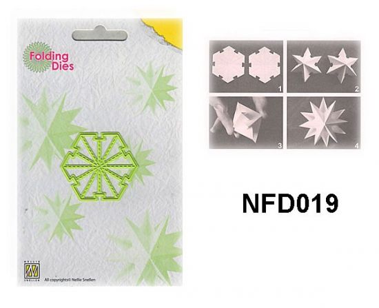 Matrita Nellies Rosette Folding - Christmas Ball Star Mini