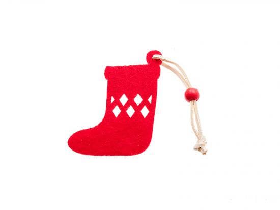 Decoratiune din fetru rosu - Boot