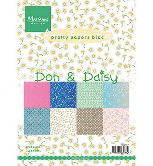 Set 32 hartii imprimate A5 - Don and Daisy